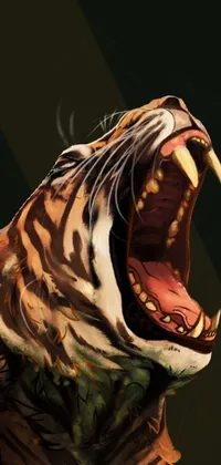 Roar Siberian Tiger Bengal Tiger Live Wallpaper