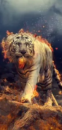 Roar Siberian Tiger Bengal Tiger Live Wallpaper