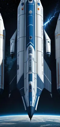 Rocket Spacecraft Aircraft Live Wallpaper