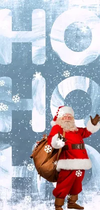 Santa Claus Gesture Happy Live Wallpaper