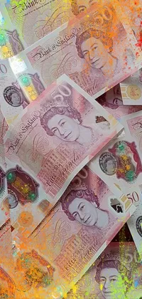 Saving Banknote Money Handling Live Wallpaper