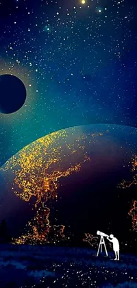 Screenshot Astronomy Moon Live Wallpaper