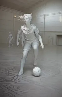 Sculpture Statue Football Live Wallpaper