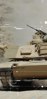 Self-propelled Artillery Tank Combat Vehicle Live Wallpaper