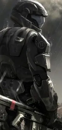Shooter Game Armour Outerwear Live Wallpaper