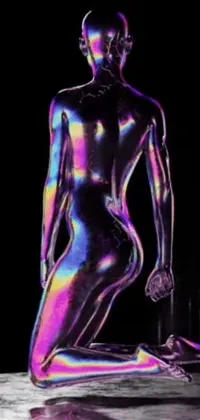 Shoulder Purple Human Body Live Wallpaper