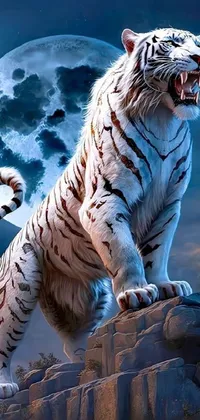 Siberian Tiger Bengal Tiger Felidae Live Wallpaper