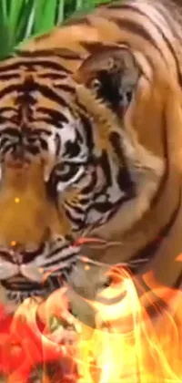 Siberian Tiger Bengal Tiger Fluid Live Wallpaper