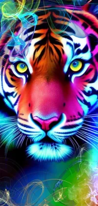 colorfull tiger Live Wallpaper
