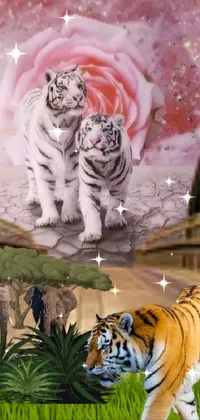 Siberian Tiger Photograph Vertebrate Live Wallpaper