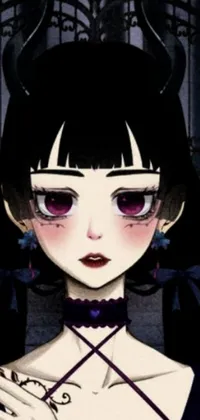 Experience the magical world of anime and gothic art with these phone live wallpapers