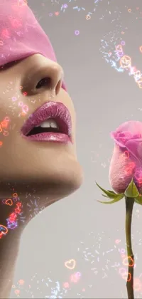Skin Lip Flower Live Wallpaper