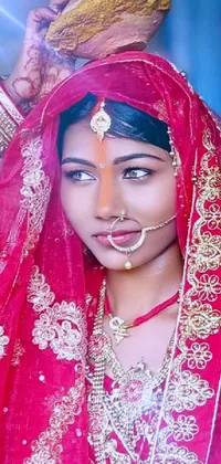 Skin Sari Bride Live Wallpaper