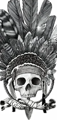 Skull Art Bone Live Wallpaper