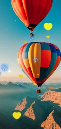 Sky Aerostat Hot Air Ballooning Live Wallpaper