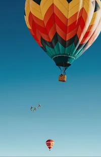 Sky Aerostat Hot Air Ballooning Live Wallpaper