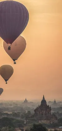 Sky Aircraft Balloon Live Wallpaper