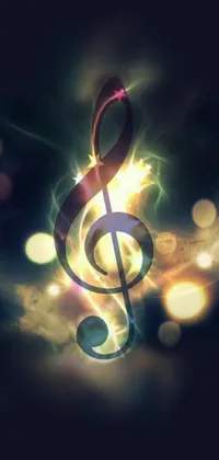 This musical note live wallpaper is perfect for music lovers