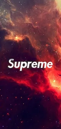 Supreme iPhone Live, Supreme Red HD phone wallpaper