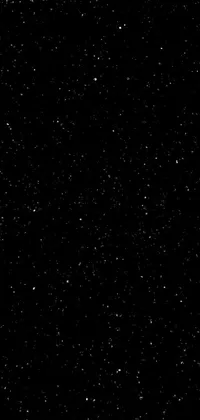 This stunning live phone wallpaper features a black sky filled with numerous stars