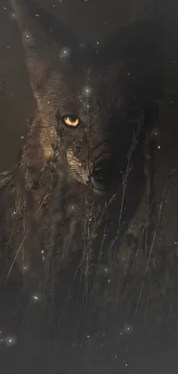 This stunning live wallpaper showcases a detailed digital art animal standing in the grass
