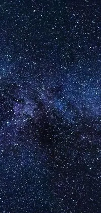 This phone live wallpaper showcases a stunning night sky, filled with thousands of twinkling stars and galaxies