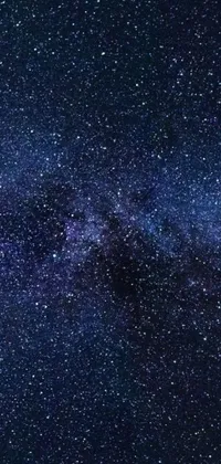 This phone live wallpaper features a stunning night sky filled with an abundance of stars