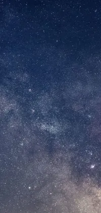 You can now beautify your phone with a magical and captivating live wallpaper that displays a breathtaking night sky filled with twinkling stars