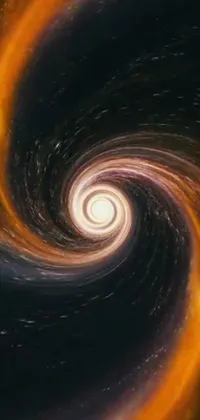 This live wallpaper features a stunning spiral in the sky, inspired by space art captured from a movie screenshot