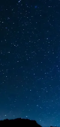 Transform your phone's screen into a mesmerizing night sky with this live wallpaper