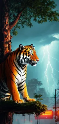 Sky Bengal Tiger Tiger Live Wallpaper