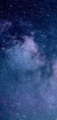 Looking for a soothing and awe-inspiring wallpaper for your phone? Look no further! This night sky wallpaper boasts a stunning composition filled with countless stars and the Milky Way shining above