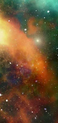 A stunning live wallpaper depicting a galaxy full of twinkling stars