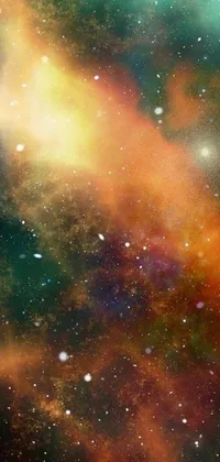 Looking for an out-of-this-world phone wallpaper? Look no further than this colorful galaxy live wallpaper