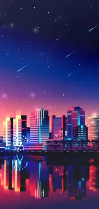 Night, Stars, Buildings, Skyscrapers, Cityscape  City aesthetic, Cityscape  wallpaper, Sky aesthetic