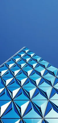 Sky Building Blue Live Wallpaper