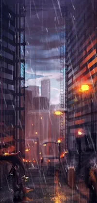 Sky Building City Live Wallpaper