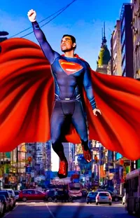 Sky Car Superman Live Wallpaper