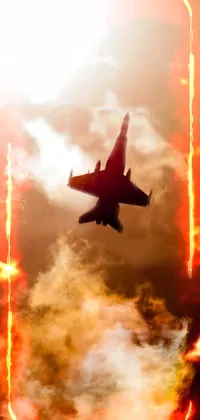 the plane is on fire 🔥🔥🔥 Live Wallpaper