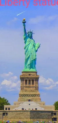 Liberty statue  Live Wallpaper