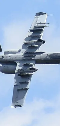 Sky Cloud Fairchild Republic A-10 Thunderbolt Ii Live Wallpaper