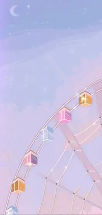 Sky Cloud Ferris Wheel Live Wallpaper
