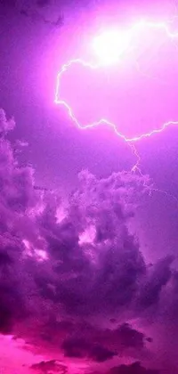Sky Cloud Lightning Live Wallpaper