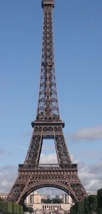Enhance your phone's display with our Eiffel Tower live wallpaper