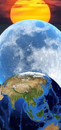 Sky Earth Globe Live Wallpaper