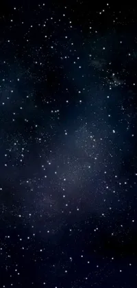 This phone live wallpaper features a night sky filled with twinkling stars, breathtaking space art, and shooting stars
