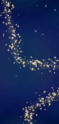 Transform your phone screen into a dazzling night sky with this mesmerizing live wallpaper