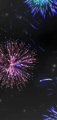 Sky Fireworks Atmosphere Live Wallpaper