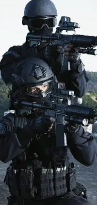 Sky Helmet Military Uniform Live Wallpaper