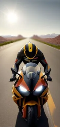 Sky Helmet Motorcycle Live Wallpaper